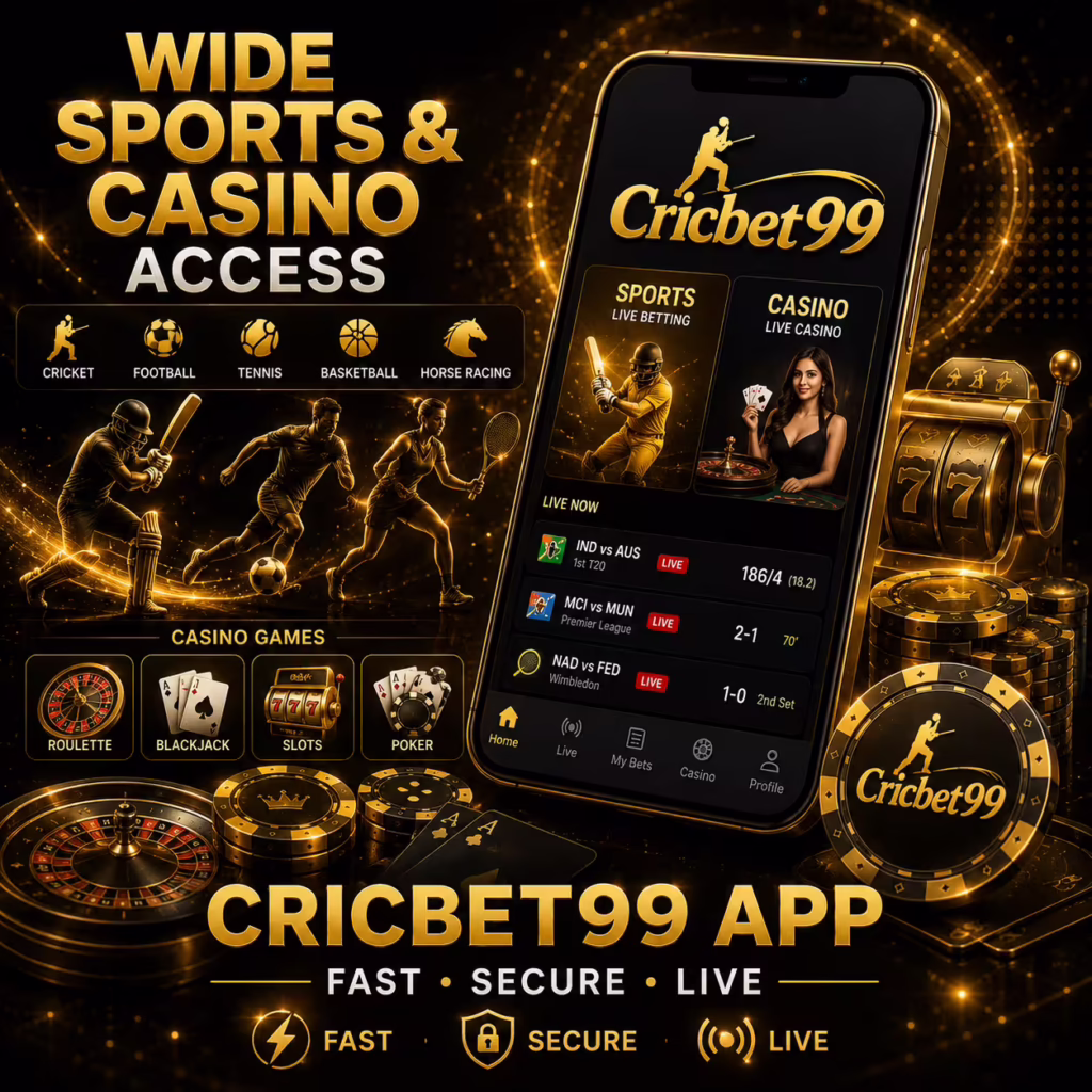 Online Cricket ID platform with sports betting and live casino games access