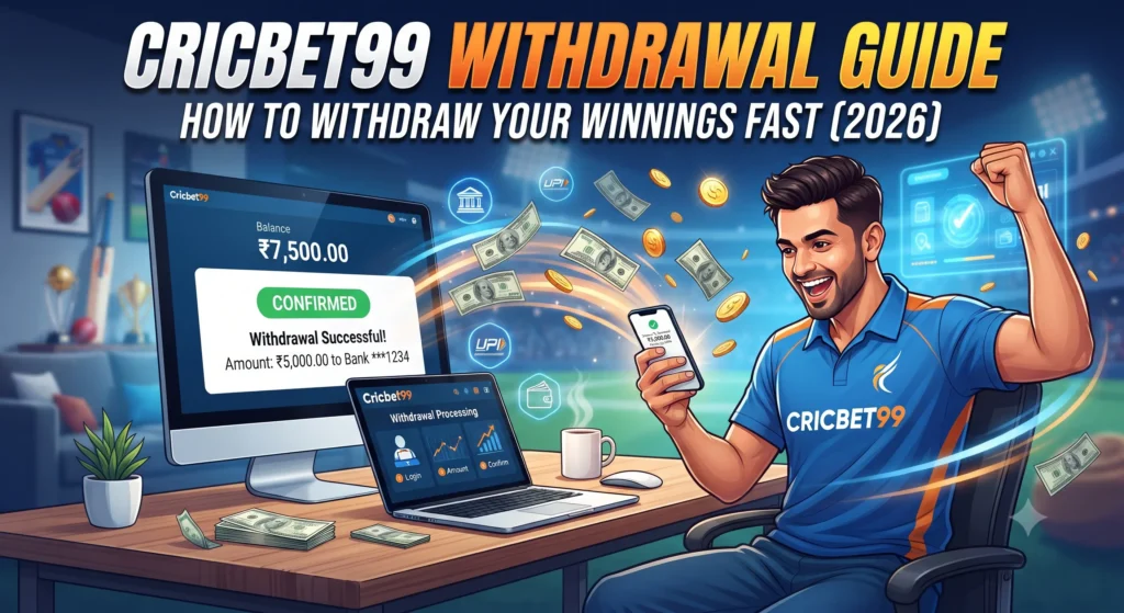 Cricbet99 Withdrawal Guide – How to Withdraw Your Winnings Fast (2026)