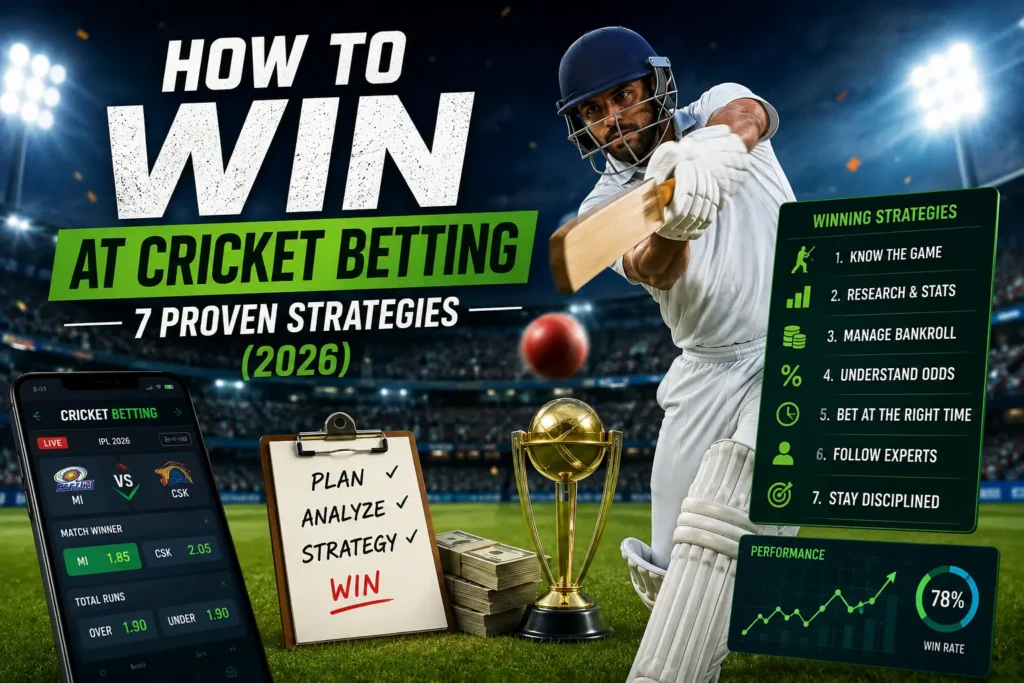 How to Win at Cricket Betting – 7 Proven Strategies (2026)