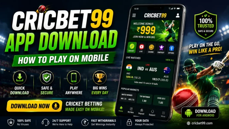 Cricbet99 App Download: A Complete Mobile Guide