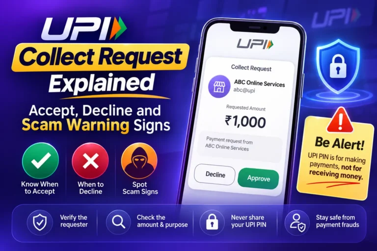 UPI Collect Request: How It Works, When to Accept or Decline, and Scam Warning Signs