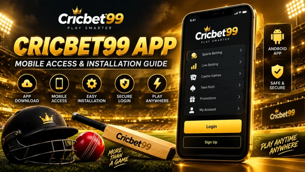 Cricbet99 App: Mobile Access & Installation Guide