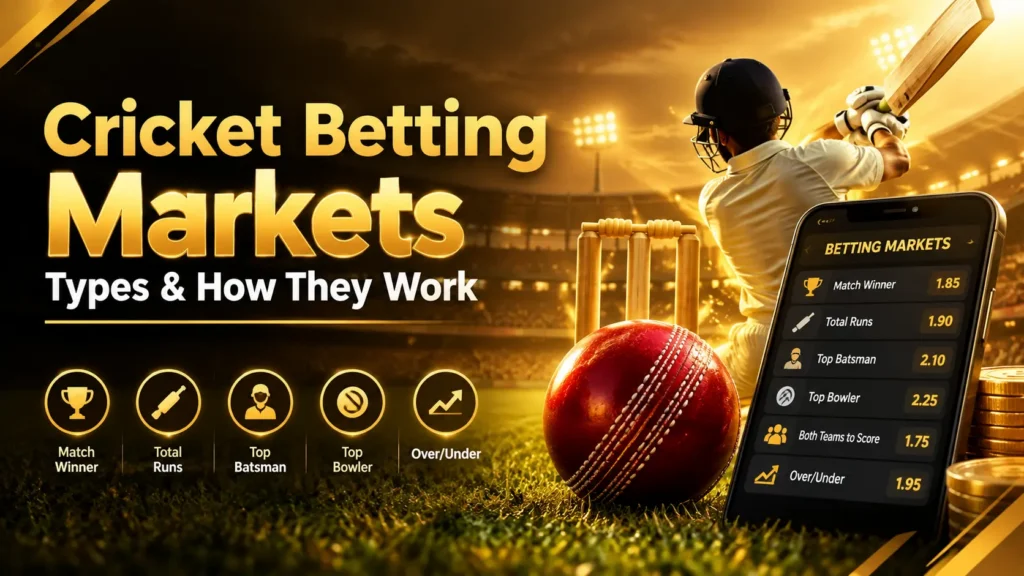 Cricket Betting Markets: Types & How They Work