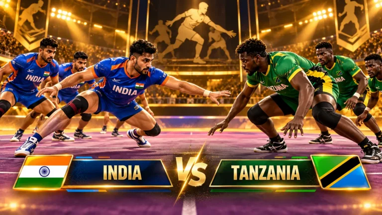 India vs Tanzania Kabaddi Match Today: Schedule, Time and Key Details